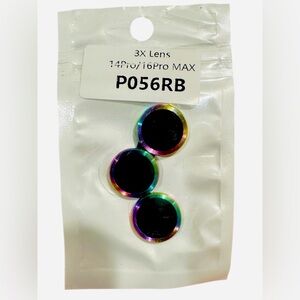 3X Lens for 14Pro/16Pro MAX - Black Rainbow